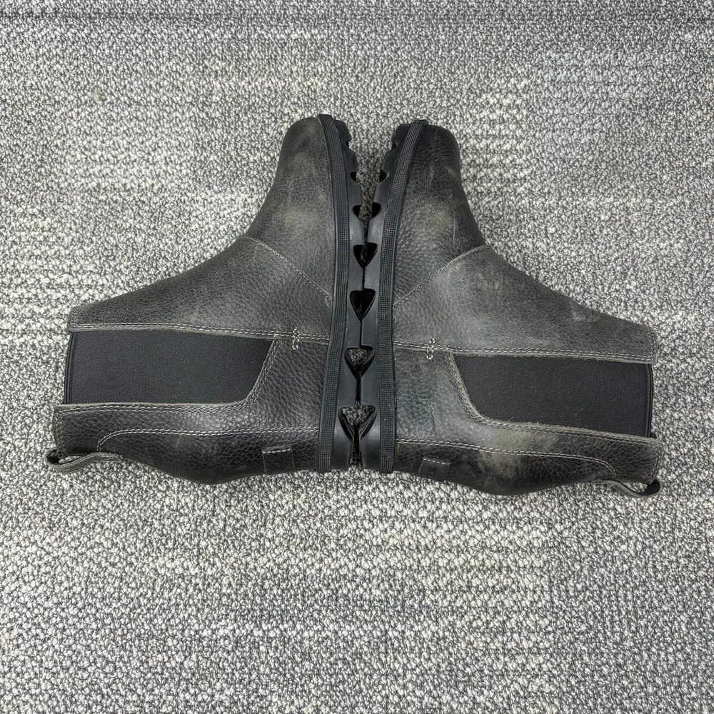 Sorel Joan of Arctic II Chelsea Boots Womens 8.5 Quarry Gray Waterproof Leather